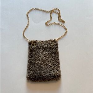 NWOT. Leather crossbody cellphone bag.